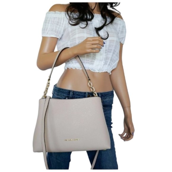 Saffiano Leather Tote Michael Kors Sofia Handbag EUC Michael Kors